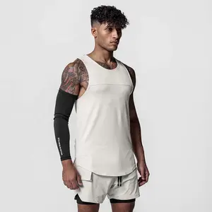 King Mcgreen Star Mannen Workout Tank Tops Mouwloos Gym Vest Bodybuilding Fitness Spier T-Shirts Op Maat In Voorraad