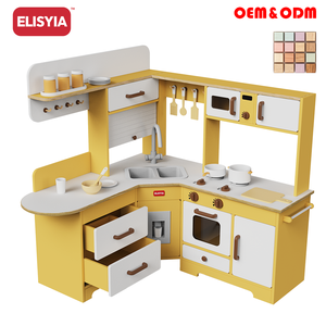 Juego de Cocina de Juguete de Gran Tamaño, Cocina de Juguete de Plástico con Accesorios, Barbacoa, Juego de Imitación, Gran Venta, Juguetes de Cocina para Interiores, Hazlo Tú Mismo - Product Image 1
