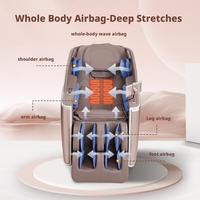 Sillón de Masaje de Lujo 4D Shiatsu de Gravedad Cero para Cuerpo Completo 2026 con Riel SL, Airbag para Pies y Piernas, Música Bluetooth, Reclinable Inteligente y Compresión Caliente