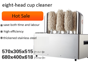 Prix usine Commercial 8 Bulle <span class=keywords><strong>Verre</strong></span> Nettoyage Maker Lavage Polissage Machine Vente Chaude Électrique Verrerie Sèche - Product Image 3