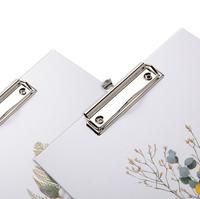 Planche Folio en carton avec Logo personnalisé pliable, 50 pièces, planche en carton A4 pour bureau, avec rangement