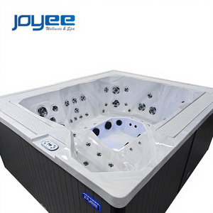 JOYEE Spa extérieur pour 6 personnes pour villa et jardin, bain à remous en acrylique Aristech avec système de contrôle Balboa et jets d'air massants - Product Image 2