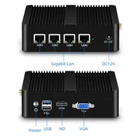 Mini serveur pare-feu Pfsense, processeur Intel Celeron quadricœur, 4 ports Ethernet, prise en charge du routeur 4G, ordinateur Linux, Pocket Pcs