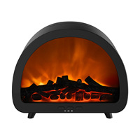 Diffuseur d'arômes transfrontalier, machine d'aromathérapie, pulvérisation automatique de parfum, minuterie 2-8h, éclairage ultrasonique, effet flamme de cheminée pour la maison