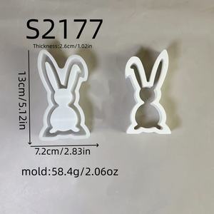 Molde de Silicona para Resina Hecho a Mano, Estilo DIY, Adornos Decorativos y Herramientas para Pasteles, Molde de Yeso para Resina - Product Image 3