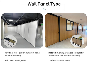 Cloison de séparation insonorisée pour bureau, système de <span class=keywords><strong>cloisons</strong></span> modulaires, installation rapide, séparateur de pièce avec porte pour entrepôt commercial - Product Image 4