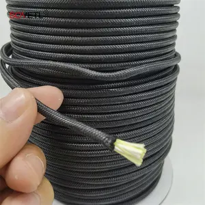 Aramid Core Uhmwpe Cover Rope High Strength Kernmantle Abrasion Resistant Cordage Strong Uhmwpe Skin Aramid Core Cord