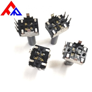 Potenciómetro Rotatorio Lineal de PCB de Instalación Vertical con Eje de Plástico de 3 Pines, 9mm, 10k, 20% de Carbono, DC20V, Marca FANRUI - Product Image 4