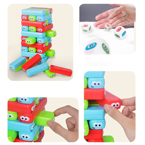 Puzzle 3D Blocchi da Costruzione Arcobaleno Giocattoli per Bambini Divertenti Ecologici <span class=keywords><strong>Giochi</strong></span> Educativi da Tavolo - Product Image 3