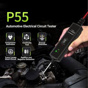 เครื่องวิเคราะห์เครื่องยนต์ 2026 TOPDIAG P55 จอแสดงผลดิจิตอล 12-24V ใช้ได้กับรถยนต์ทั่วไป พร้อมหัววัดกำลังไฟฟ้า ตรวจสอบความต่อเนื่องและการตรวจจับ - Product Image 3