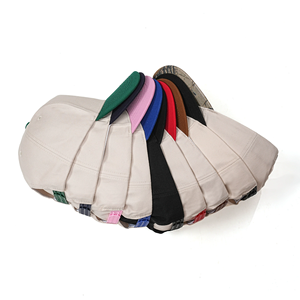 Casquette de baseball vierge 5 panneaux personnalisable multicolore pour un style sportif unisexe, en <span class=keywords><strong>tissu</strong></span> courant, avec logo personnalisé, ajustable, bicolore - Product Image 4