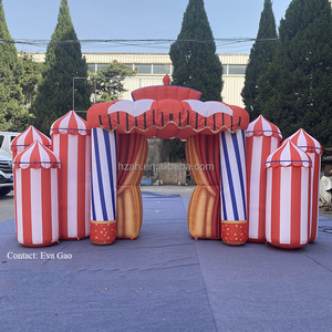 Custom Arch Inflable <span class=keywords><strong>Circo</strong></span> <span class=keywords><strong>Fondo</strong></span> Globo Elementos Cortinas para la decoración del escenario - Product Image 1
