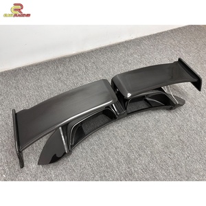 สปอยเลอร์หลังคาร์บอนไฟเบอร์แบบแห้งสไตล์เทคฮาร์ตสำหรับรถปอร์เช่ 911 คาร์เรรา 992 ปี 2019-2021 ชุดแต่งตัวถังรถยนต์ ปีกหลังคาร์บอน ชุดแต่งตัวถังคาร์บอน - Product Image 2