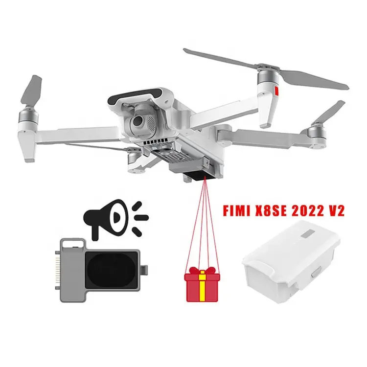 FIMI X8SE 2022 V.2 With Megaphone Standard Combo FIMI X8 SE 2020 Battery Dron Drone FIMI X8 SE 2022 V2