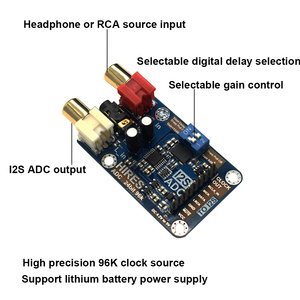 ตัวถอดรหัส I2S สัญญาณเสียงระบบดิจิทัลแบบ lossless รองรับสัญญาณเอาต์พุต I2S 96k 24bit - Product Image 2