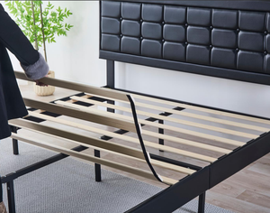 Cabecero ajustable de altura, un juego con una caja, bonito y bonito Lino, cuero PU, cama King, Caja individual para venta en línea - Product Image 3