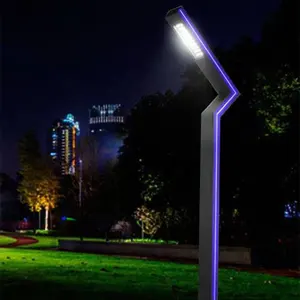 Hochleistungs-Outdoor-Garten Solar LED-Licht Nacht beleuchtung Lampe 30w Mit Stange