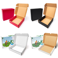 Boîte d'emballage pliable en carton ondulé durable conçue sur mesure pour l'expédition de produits électroniques Matériel d'impression en relief