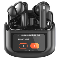 Nouveaux Écouteurs TWS 076D Pro Air Buds ANC ENC Annulation de Bruit Écran Tactile Casque de Jeu Écouteurs Intra-Auriculaires