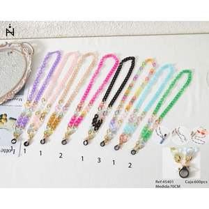 Cadena de plástico de 70 cm con cierre de tres vías para accesorios de gafas - Product Image 1
