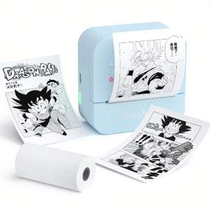 Mini imprimante thermique USB 300 DPI, machine à étiquettes portable pour smartphone avec ruban adhésif sans fil pour l'impression - Product Image 4