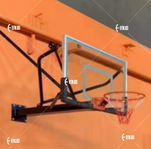 Aro de Basquete Montado na Parede Enlio Professional Smart Space com Tabela de Vidro Temperado Aprovado pela FIBA - Product Image 3