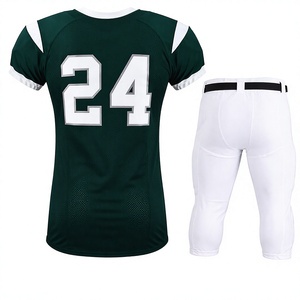 Uniforme de football américain sur mesure en gros, 100% polyester respirant, sublimation, logo personnalisé, OEM ODM, sans manches, col en V - Product Image 3