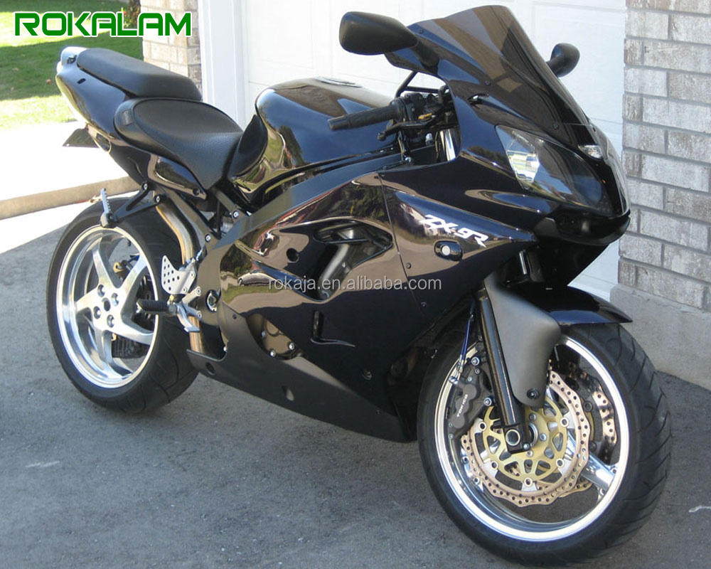 ZX 9R Ninja Black Fairing Set for Kawasaki ZX9R 2000 2001
