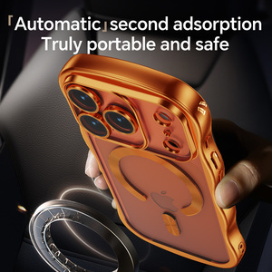 Funda de Teléfono Móvil Transparente con Diseño Ondulado y Plateado de Lujo para iPhone 17 16 14 15 13 Pro Max, Carga Magnética, Cubierta Trasera Suave de TPU - Product Image 3