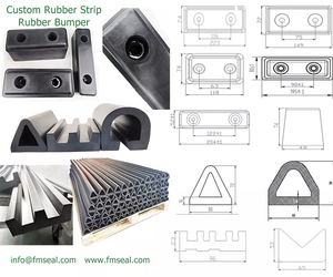 Guardabarros de barco, parachoques de muelle de goma, guardabarros de goma marinos para uso en barcos, muelles de carga, guardabarros de goma D - Product Image 3