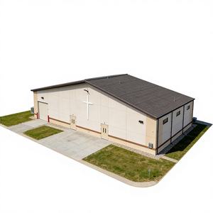 Almacén de Estructura de Acero de Fácil Instalación sin Columnas, Diseño Moderno, Vida Útil de 50 Años, Protección Antioxidante para Uso Comercial - Product Image 1