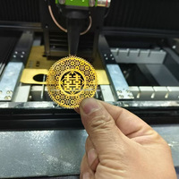 Máquina de corte láser de fibra de tamaño pequeño de 600x600mm, 1mm, 2mm, 3mm, máquina de corte y grabado de precisión de oro plateado 6060