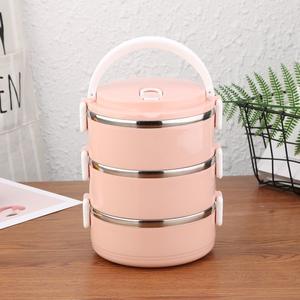 Zhenneng abnehmbare mehr schicht ige Bento <span class=keywords><strong>Box</strong></span> Edelstahl 304 Loncheras Para Ninos Isolierte Brotdose Kinder - Product Image 5