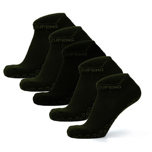 <span class=keywords><strong>Chausson</strong></span> chaussette personnalisé pour hommes avec logo pour la jeunesse poignée <span class=keywords><strong>de</strong></span> cheville antidérapante pour l'entraînement <span class=keywords><strong>de</strong></span> football, <span class=keywords><strong>de</strong></span> yoga et <span class=keywords><strong>de</strong></span> gymnastique avec logo sur la manchette - Product Image 2