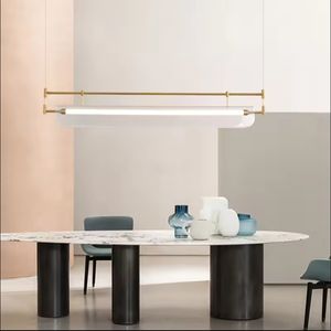 Lámpara colgante de acrílico para restaurante nórdico, lámpara colgante para decoración del hogar, lámpara colgante de hierro moderna - Product Image 4