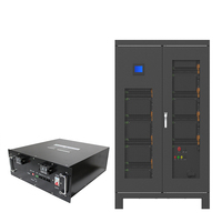 Baterai Lithium Lifepo4 100Ah 48V, Stasiun Daya Isi Ulang yang Dapat Ditumpuk untuk Penyimpanan Energi Rumah, Rak Server, Kapasitas 5kwh 20kw EU