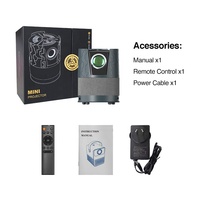 Projecteur HD 450ANSI Vidéo domestique Projecteur Wifi 1080p