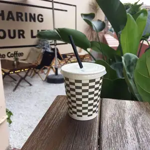 Mini Big Capacity Paper Cups Disposable Coffee Cups 8 B