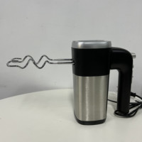 Mixeur à main puissant à 5 vitesses, mode turbo, en acier inoxydable, pour aliments, œufs, gâteaux, fouet, bâton, mixeur électrique à main, pétrin
