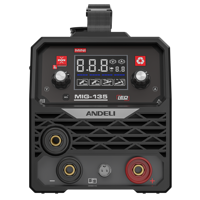 ANDELI Vente directe d'usine - Machine à souder MIG-135 220V LED Mig MMA Flux Mig