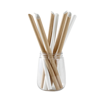 Boba personnalisé biodégradable jetable 6mm 12mm fête pailles jetables pour les fêtes usage domestique boisson paille pour bars restaurants