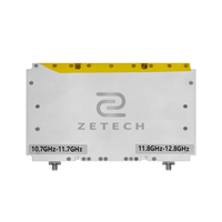 Module VCO double canal 50W 10000-13000MHz à faible bruit de phase, balayage linéaire, RS485 pour évaluation en laboratoire