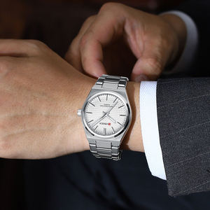 Montres pour hommes originales Curren 8439, montres-bracelets classiques de luxe pour hommes, étanches, décontractées, de marque, à quartz - Product Image 6