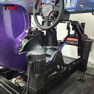 aluminium simulateur de cockpit de course siège voiture conduite simulateur de course jeu de cockpit simulateur de course - Product Image 6