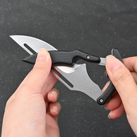 Couteau pliant utilitaire de camping en acier D2, couteau tactique de défense personnelle, outil EDC, couteau de survie, couteau de chasse, couteau de poche pour l'extérieur