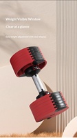 Ensemble d'haltères intelligentes en fonte multi-positions 40 kg, électroplaquées, à réglage rapide – Équipement de fitness en gros pour la maison