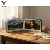 Caja de Cartón Tipo Maleta al por Mayor con Asa, Caja Personalizada para Calcetines y Ropa Interior de Bebé