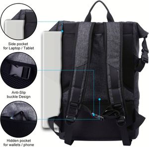 Mochila Impermeable de 40L para Deportes al Aire Libre, Viajes, con Cubierta para <span class=keywords><strong>Lluvia</strong></span>, para Camping, Escalada, Esquí, Ciclismo, Senderismo, Marca YATU - Product Image 3