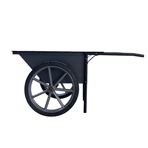 Brouette de construction à propulsion humaine robuste à deux roues Chariot de travail à godet bleu pour le stockage OEM sur site de construction - Product Image 2