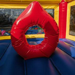 Ticari sınıf Mini küçük mor PVC sıçrama ev trambolin küçük şişme şişme atlama kalesi için eğlenceli - Product Image 6
